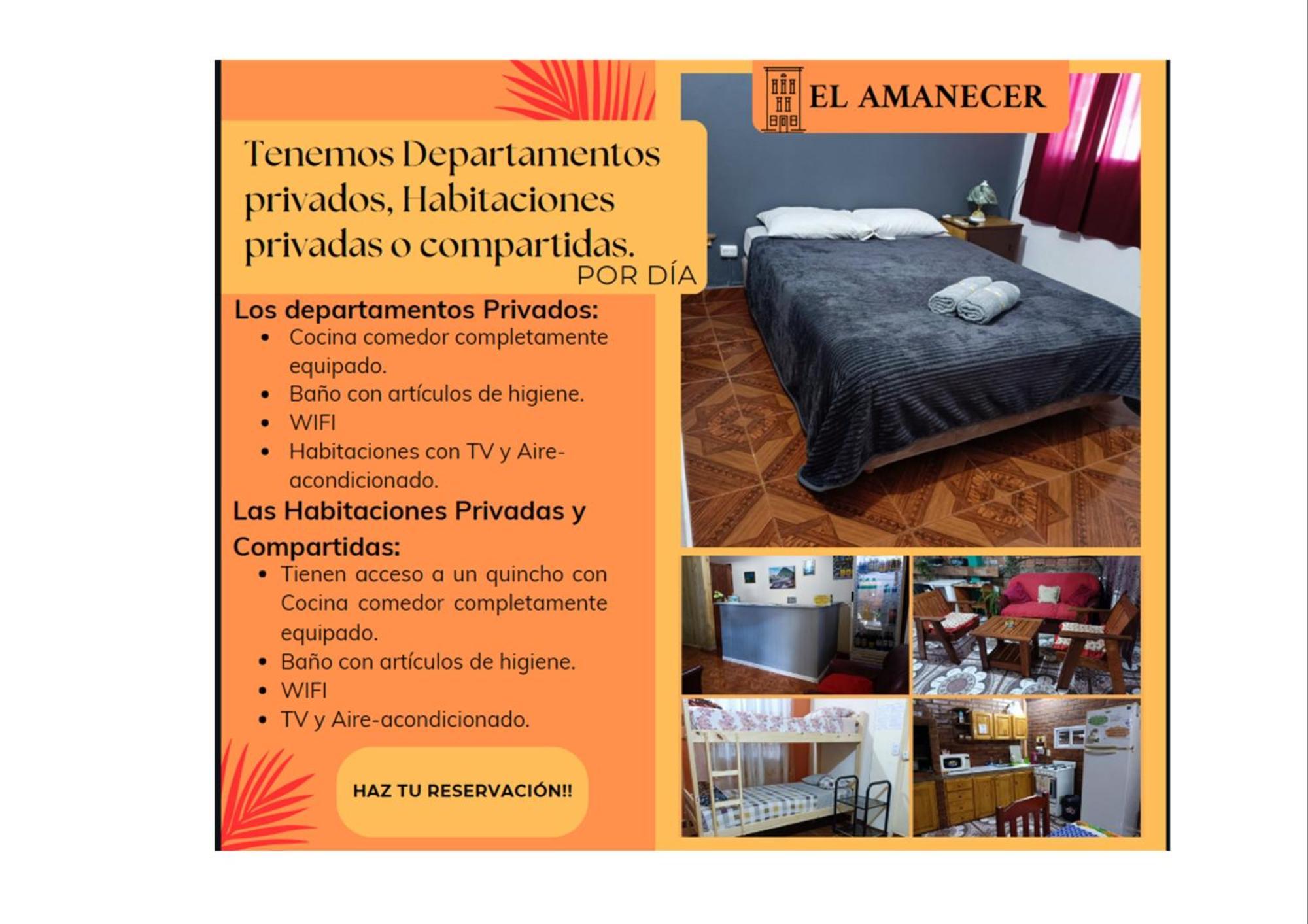 Hostel El Amanecer Пуерто Игуасу Екстериор снимка